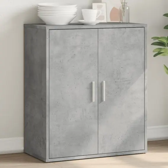 Szafka, szarość betonu, 60x31x70 cm, materiał drewnopochodny Lumarko! - Hurtownia wielobranżowa Lumarko Premium