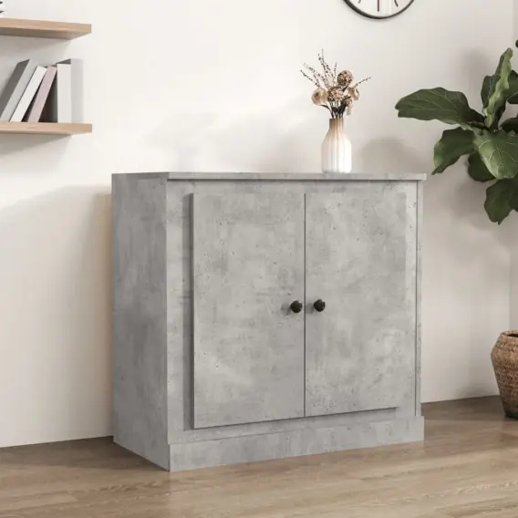 Rabat Szafka, szarość betonu, 70x35,5x67,5cm, materiał drewnopochodny Lumarko! - Hurtownia wielobranżowa Lumarko