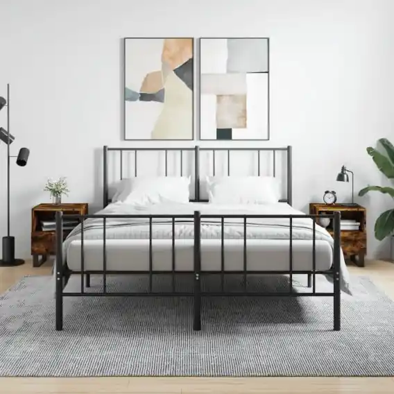 Oferta limitowana Szafki nocne, 2 szt., przydymiony dąb, 40x35x47,5 cm Lumarko! - Hurtownia wielobranżowa Lumarko