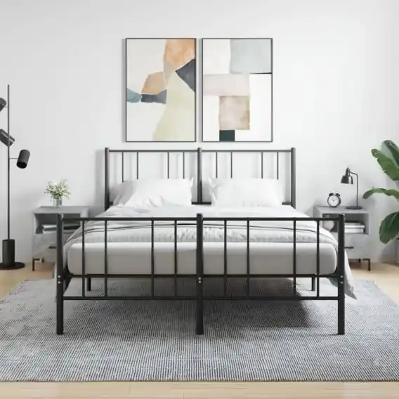 Sprawdź teraz Szafki nocne, 2 szt., szarość betonu, 40x35x47,5 cm Lumarko! - Hurtownia wielobranżowa Lumarko