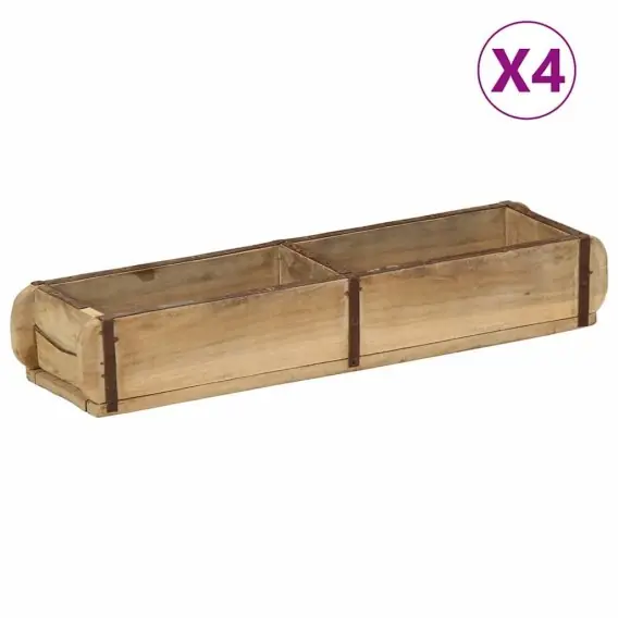 Tace 4 szt. 60,5x15x9 cm Drewno z odzysku Lumarko! - Hurtownia wielobranżowa Lumarko Zniżka
