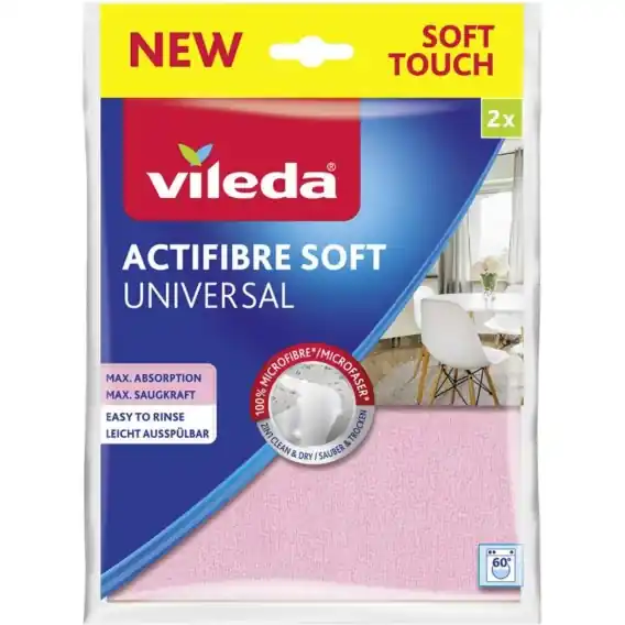 Vileda Ścierka Actifibre Soft Universal 2szt 171813.. Lumarko Kup online