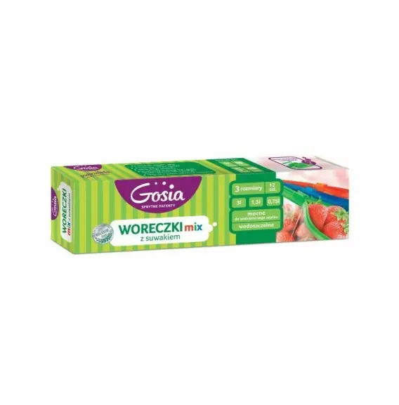 Gosia Woreczki Z Suwakiem Mix 12szt 4996 Lumarko Najlepsza cena