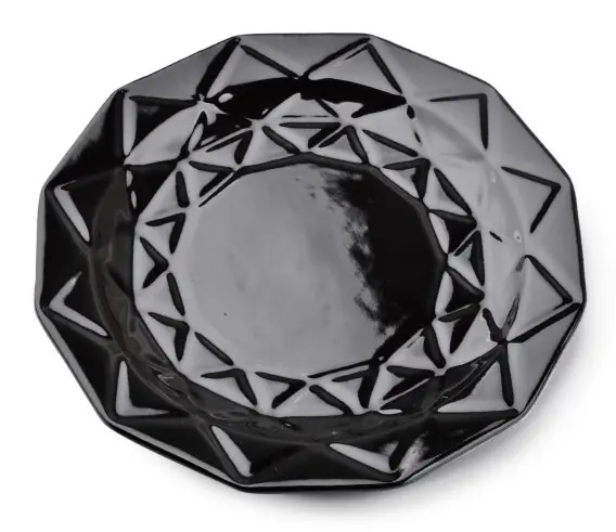Adel Black Talerz Obiadowy 24cm - Elegancki talerz Lumarko Dodaj do koszyka