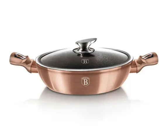 Tani Garnek Granitowy 28cm Berlinger Haus Bh-1519 Rose Gold Lumarko