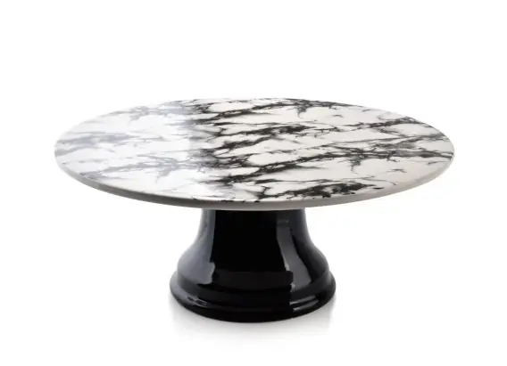 Nowość Louise Marble Patera 25 cm x 10 cm z marmurowym wzorem Lumarko