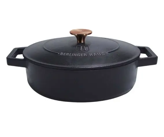 Taniej Garnek Żeliwny 26cm 2,6l Berlinger Haus - idealny do Lumarko