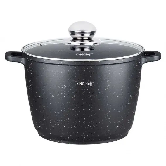 Kinghoff Garnek Marmurowy 24cm Kh-1598 - Wysoka jakość Lumarko Okazja