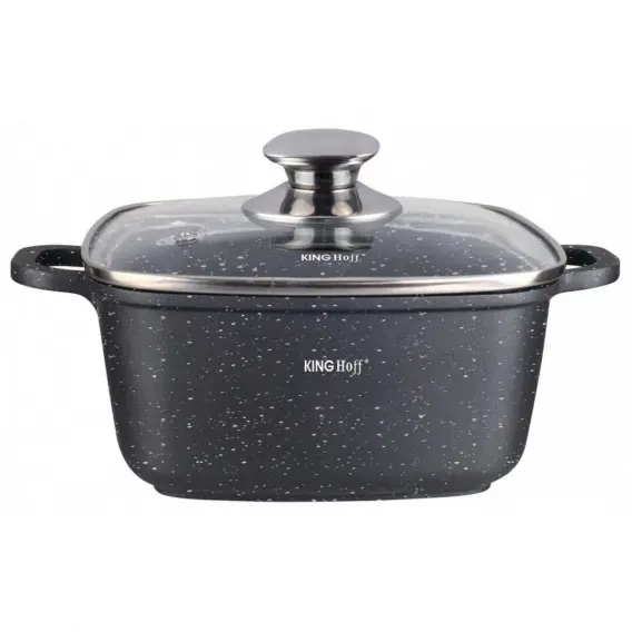 Kinghoff Garnek Marmurowy 24cm KH-1603 - Wysoka jakość Lumarko Okazja