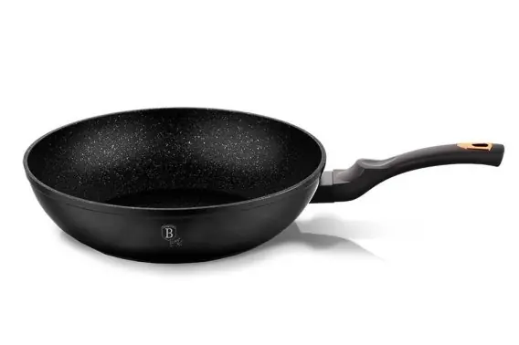 Hit cenowy Patelnia Granitowa Wok 28cm Berlinger Haus Black Rose Lumarko