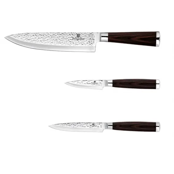 Zestaw 3 Noży Berlinger Haus Bh-2486 Shine Basalt Lumarko! Lumarko Promocja