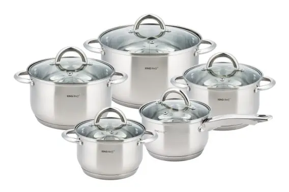 Bestseller 10 Elementowy Zestaw Garnków Kinghoff Kh-4449 Lumarko! Lumarko