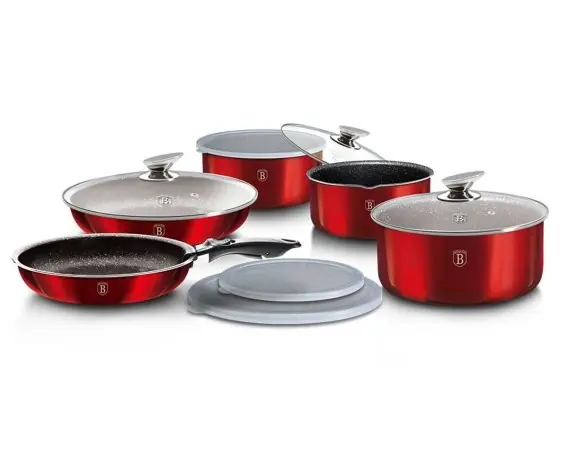 Obniżka ceny Zestaw Garnków Granitowych Click&cook Berlingerhaus... Lumarko