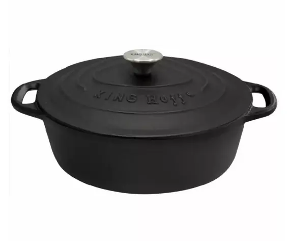 Promocja Brytfanna Żeliwna 33cm 6,2l Kinghoff Kh-1531 Lumarko