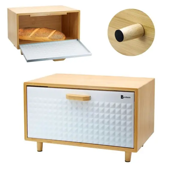 Chlebak Pojemnik Bambusowy Na Pieczywo 4251 Lumarko! Lumarko Oferta limitowana