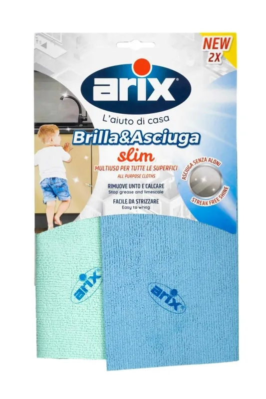 Rabat Arix Ścierka Z Mikrofibry Brilla&Asciuga Slim 2szt T28662tba..