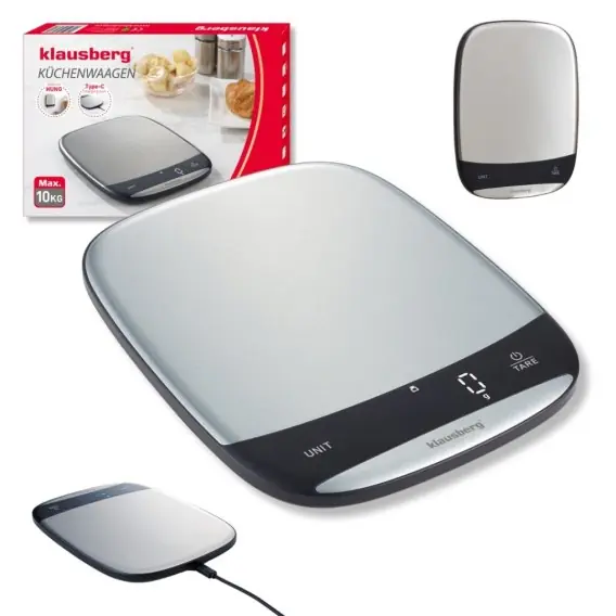 Elektroniczna Waga Kuchenna 10kg Klausberg Kb-7936 Lumarko Popularny