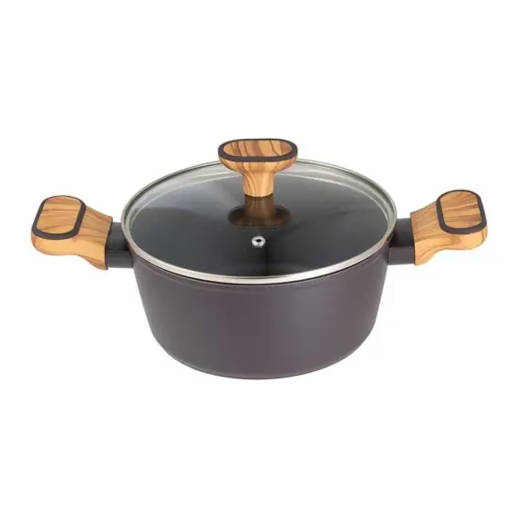 Szybka wysyłka Garnek Multiclad 20cm Z Pokrywą Bergner Bg-56036 Charcoal Lumarko