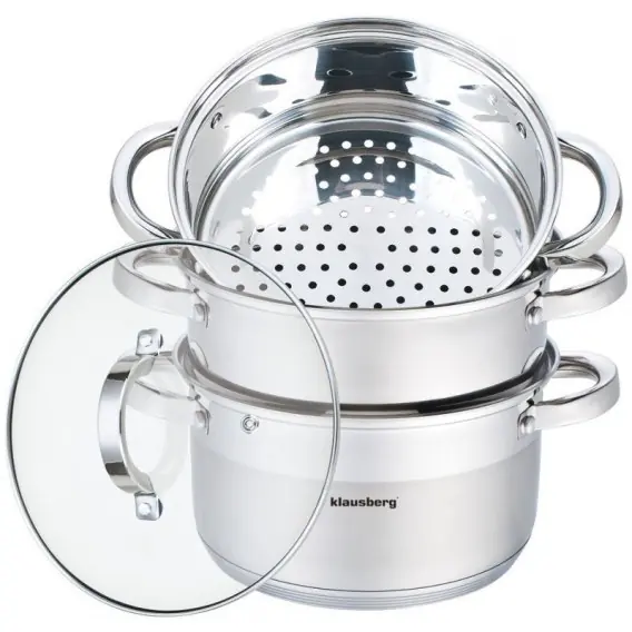 Premium Garnek Na Parę Klausberg 4 Elem. 22cm Kb-7142 Lumarko! Lumarko