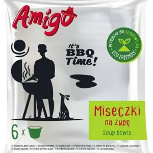 Gosia Amigo Jednorazowe Papierowe Miski Na Zupę Eco Friendly Z... Rabat