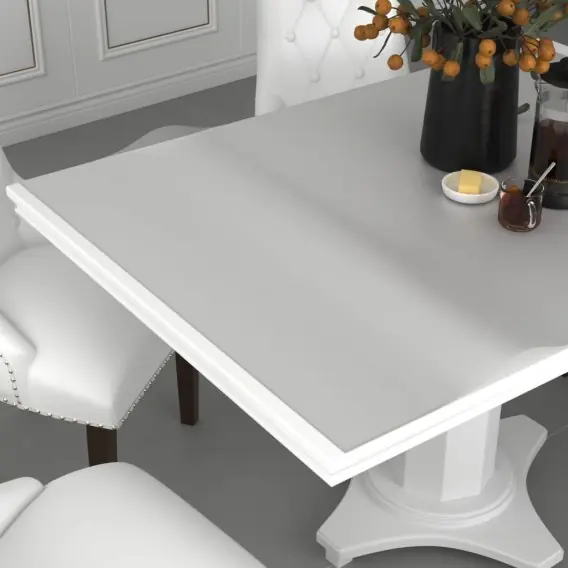 Cena promocyjna Mata ochronna na stół, matowa, 90x90 cm, 2 mm, PVC Lumarko! - Hurtownia wielobranżowa Lumarko