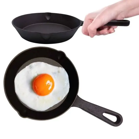 Wysoka jakość Patelnia Żeliwna Hage 16cm Indukcja Lumarko
