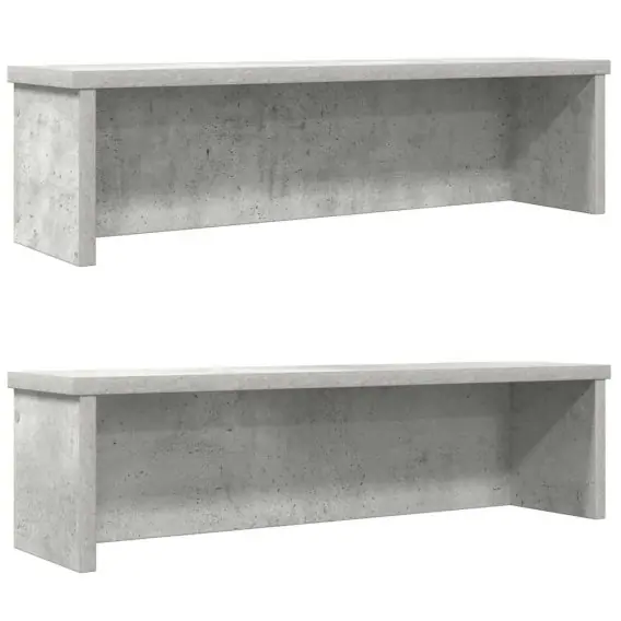 Wybór klientów Półki kuchenne składane, 2 szt., szarość betonu, 50x15x16 cm Lumarko! Lumarko! - Hurtownia wielobranżowa Lumarko