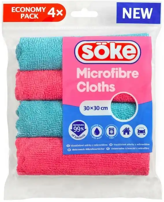 Spontex Ścierka Z Mikrofibry Soke 4szt 97044191 Lumarko Bezpieczne zakupy
