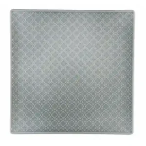 Marrakesz Szary Talerz Płytki kwadratowy 25,5/25,5 cm Wyjątkowa oferta