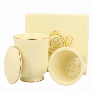 Ostatnia szansa Kubek z zaparzaczem 450 ml, Ecru, Clark