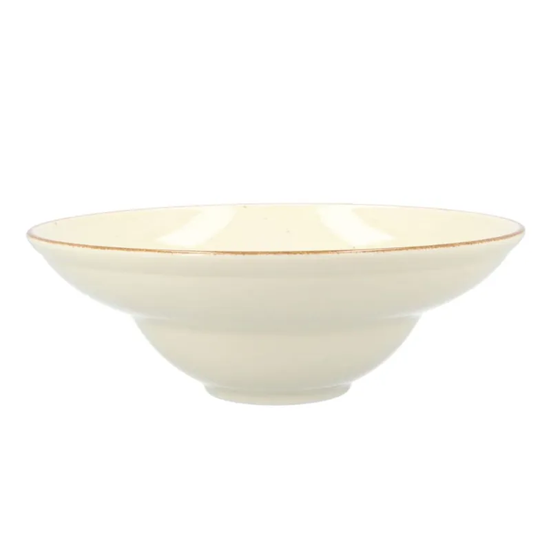 KASZUB - Talerz głęboki do pasty 26 cm KE- KREMOWY Oferta limitowana