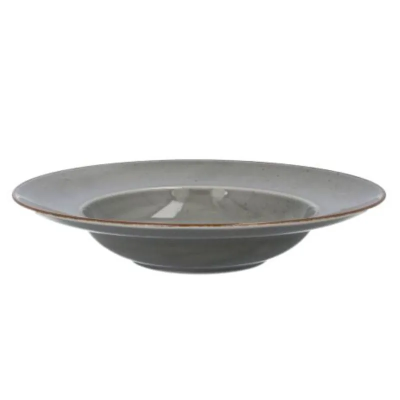 KASZUB - Talerz głęboki do pasty 24 cm - K1-SZARY Popularny
