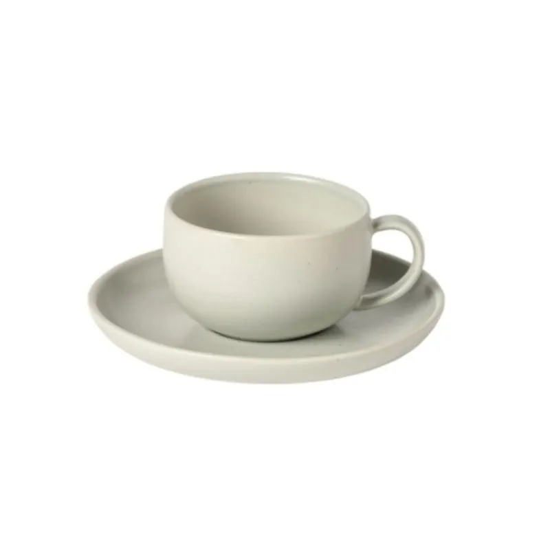 Filizanka/spodek 220 ml , Pacifica Oyster Grey, Casafina Premium