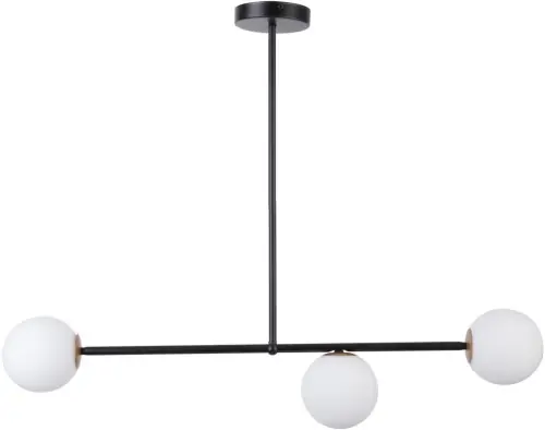 Bezpieczna płatność GAMA 3 CZARNY lampa wisząca stal lakierowana Sigma lighting