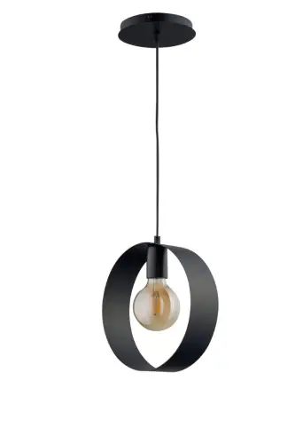 HAPPY 1 czarny lampa wisząca stal lakierowana Sigma lighting Zniżka