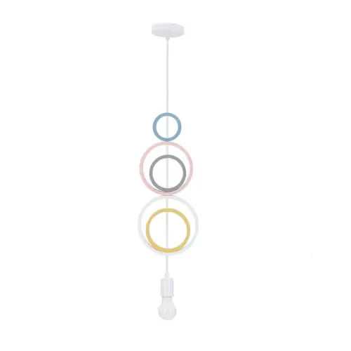 Zamów teraz HOOPS 5 Lampa Wisząca 1x20W E27 Iq Kids Mix Kolor