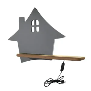 Popularny HOUSE Lampa Kinkiet 4W LED 4000k Kl Iq Kids Z Przewodem