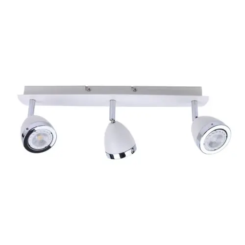 Italux Calasa Reflektorek SPL-9372-3A WH Biały mat, chromowany pierścień Premium
