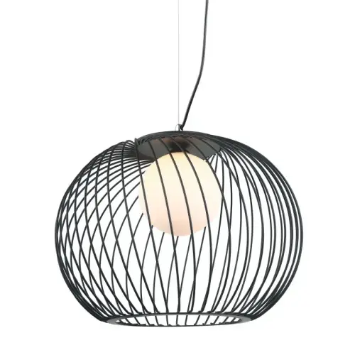 Italux Clarisa Lampa wisząca MDM-3842-1 BK Czarny Darmowy zwrot