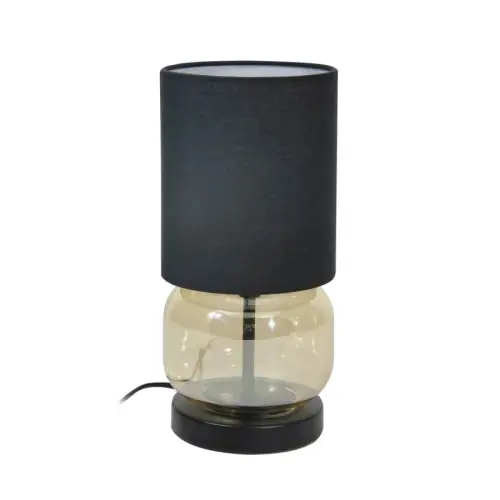 Italux Dorme Lampa biurkowa TB-63748-BL-AMB Czarny, bursztynowy Ekspresowa dostawa