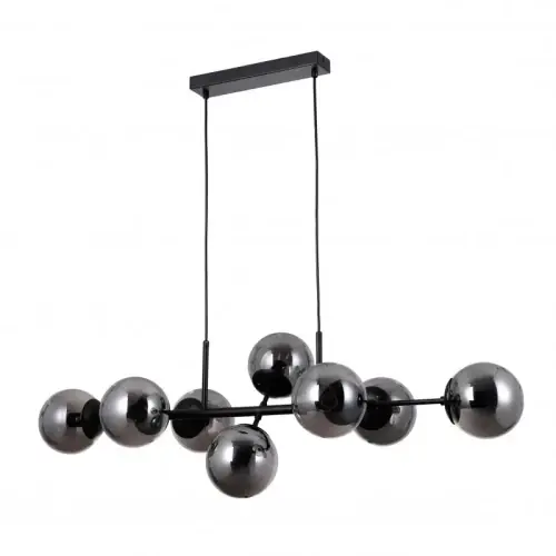 Italux Molite Lampa wisząca PND-1098-8-BL Czarny Bezpieczna płatność
