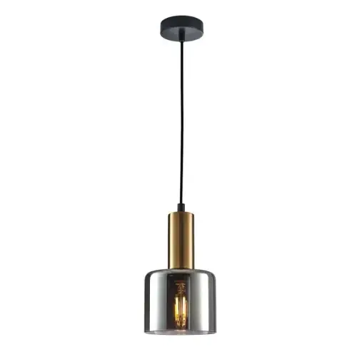 Promocja Italux Santia Lampa wisząca PND-65342-1-BRO+SG Miedziany