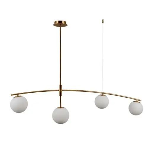 Zamów dziś Italux Senai Lampa wisząca PND-31322-4-HB Miodowy mosiężny