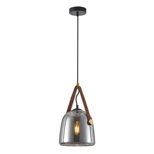Sprawdź teraz Italux Solta Lampa wisząca PND-24342-1-BK-SG Czarny, dymiony