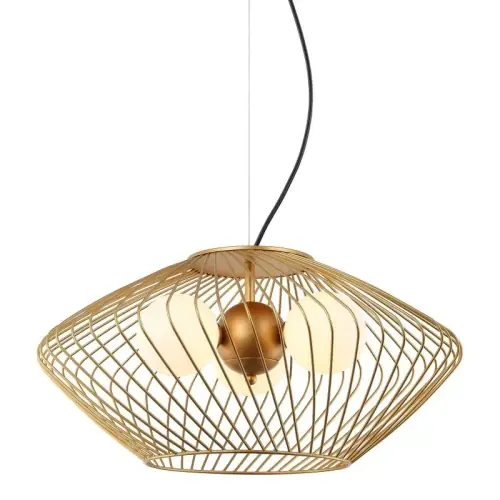 Darmowy zwrot Italux Zeno Lampa wisząca MDM-3845-3 GD Złoty