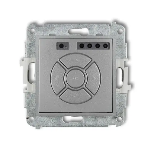 Najlepsza cena Mechanizm elektronicznego sterownika roletowego (sterowanie lokalne i pilotem) Karlik ICON srebrny metalik 7ISR-2