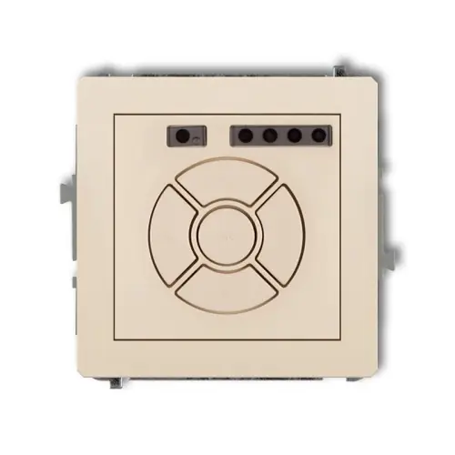 Nowość Mechanizm elektronicznego sterownika roletowego (sterowanie lokalne) Karlik DECO beżowy 1DSR-1