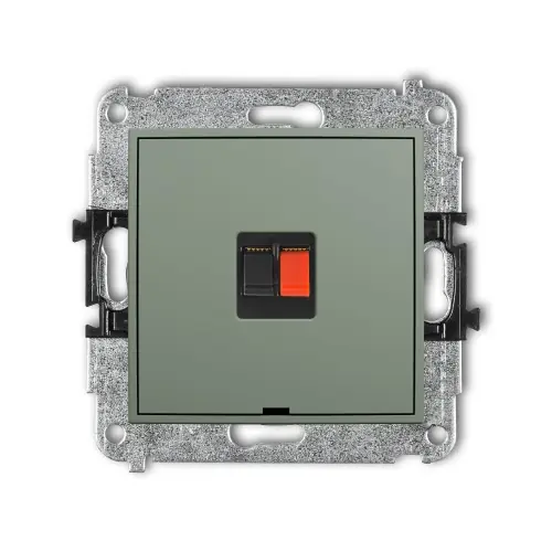 Szybka dostawa Mechanizm gniazda głośnikowego pojedynczego, bez pola opisowego Karlik MINI szałwiowy 61MGGBO-1