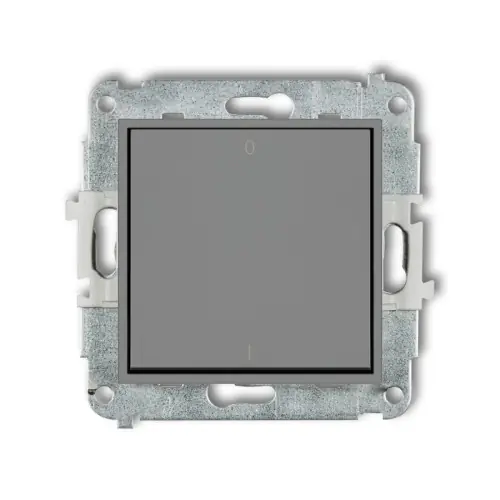 Mechanizm łącznika dwubiegunowego Karlik MINI szary mat 27MWP-9 Obniżka ceny