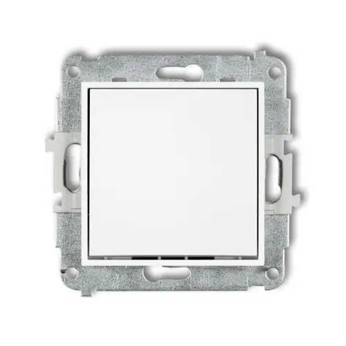 Wyjątkowa oferta Mechanizm łącznika jednobiegunowego Karlik ICON biały IWP-1
